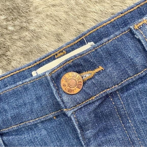 Madewell Denim Frayed Hem Skirt - Picture 9 of 12